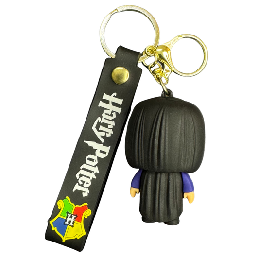 Harry Potter – Severus Snape 3D Rubber Keychain | Cute Wizard Key Ring for Potterheads