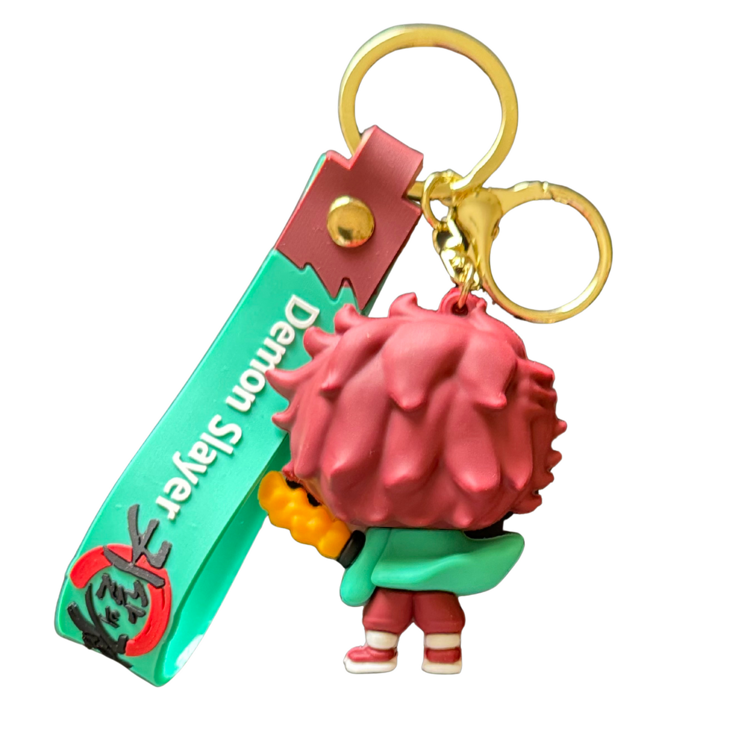 Tanjiro Kamado Bob head premium 3D Rubber Key chain - Demon Slayer