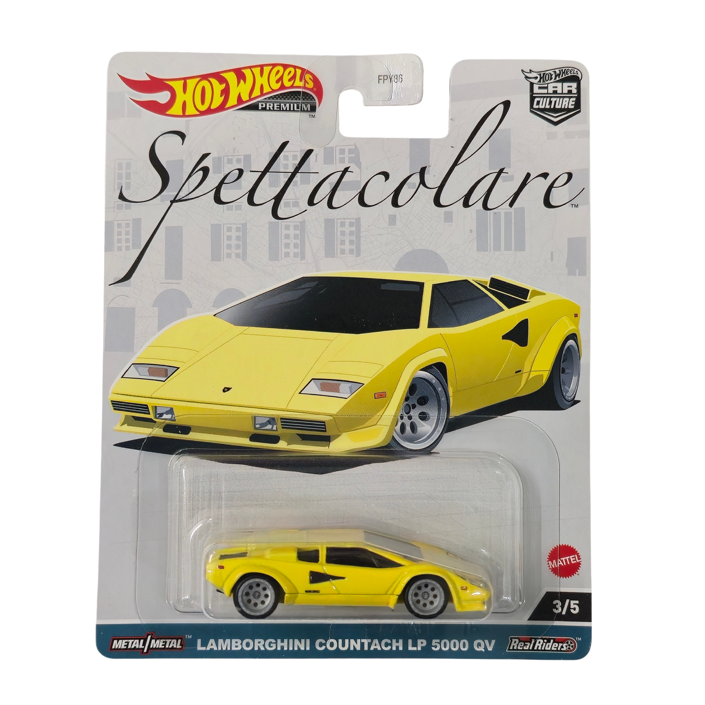 Lamborghini Countach LP 5000 QV – Spettacolare Series -Hot Wheels Imported