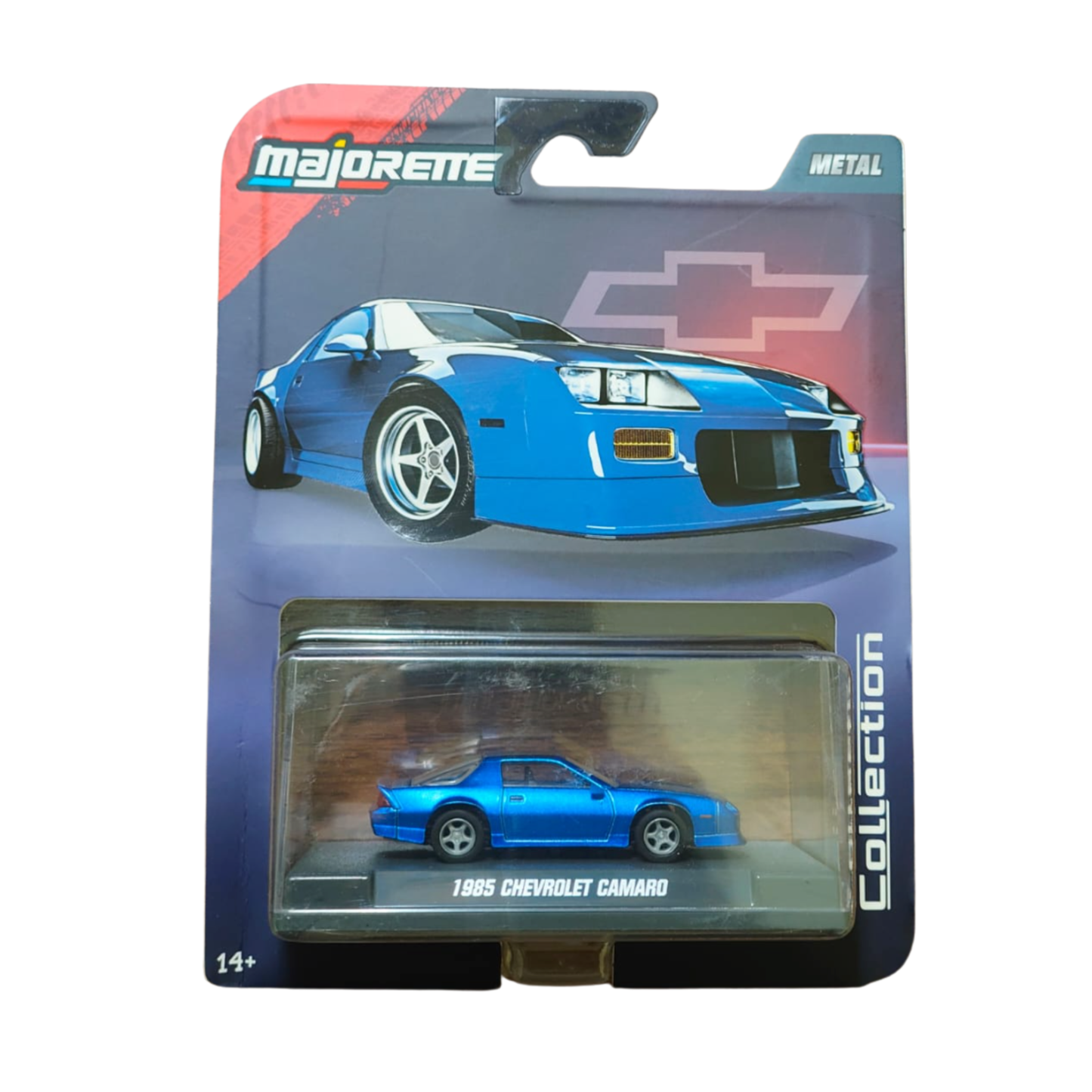 1985 Chevrolet Camaro – Classic American Muscle Collection (Blue) - Majorette Premium