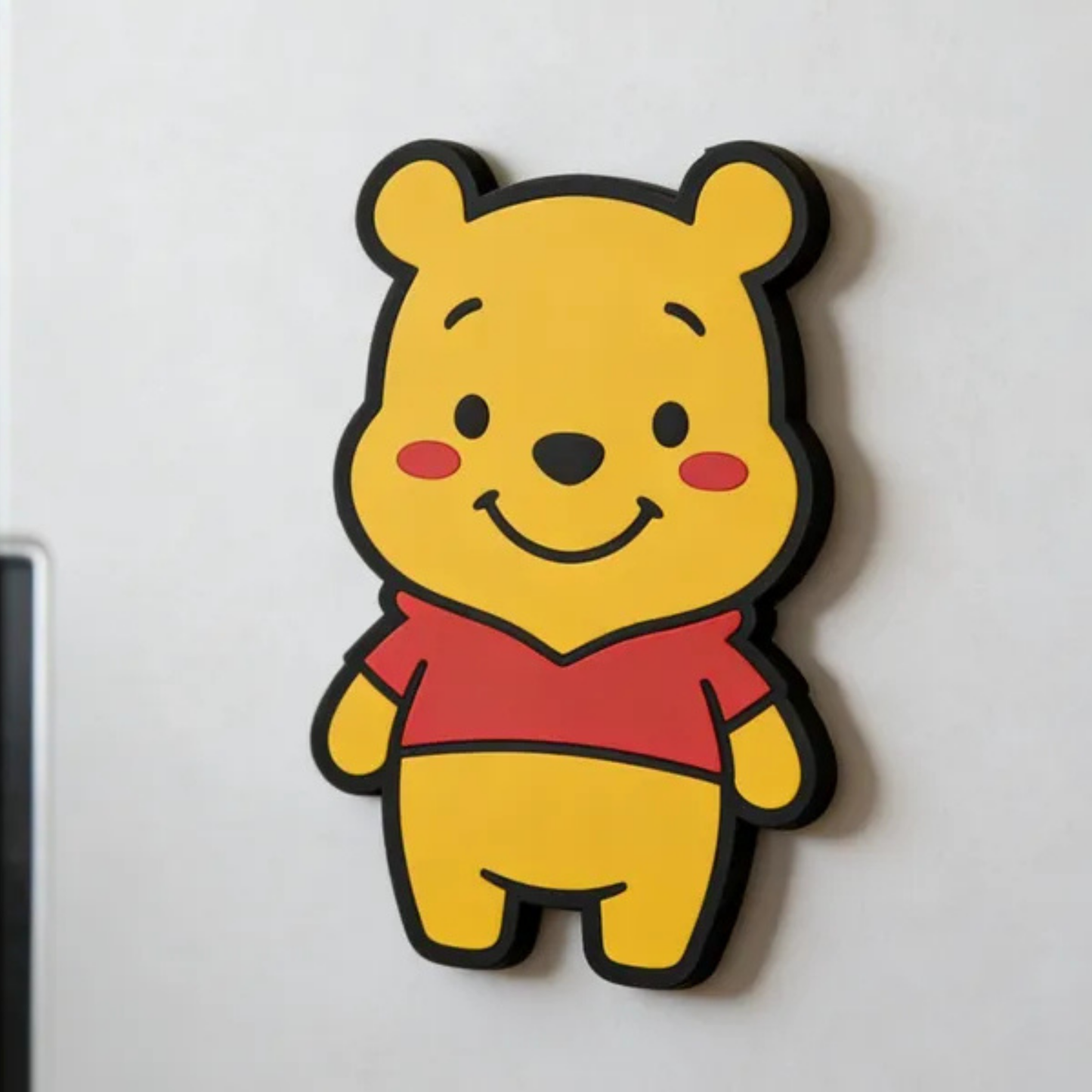 Cute Bear Cartoon 3D Printed PLA Fridge Magnet | Kawaii Teddy Magnet | Home Deco