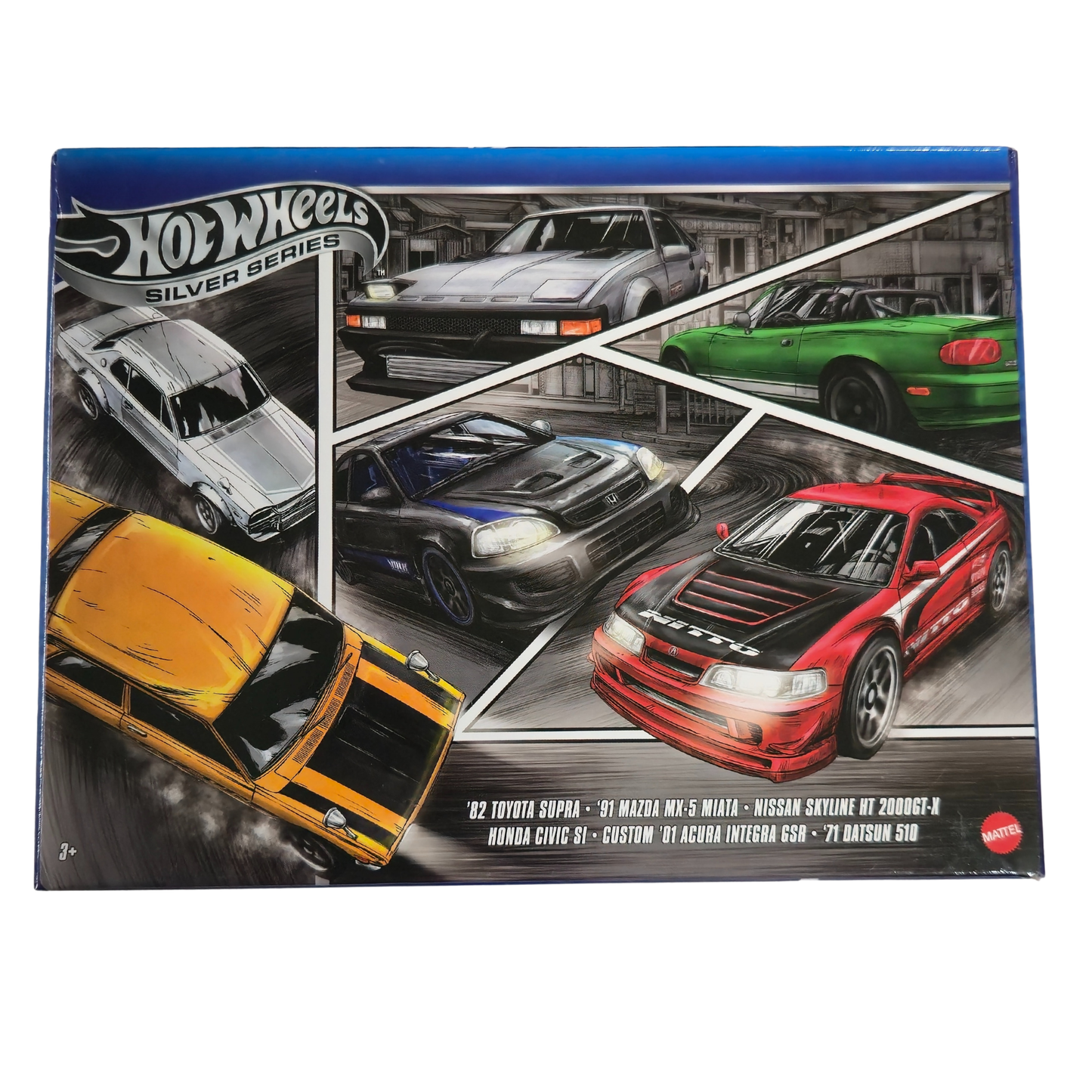 JDM Collector Set – 6 Metal Cars | Mazda, Honda, Nisaan, Accura, Datsun & Toyota - Hot Wheels Imported
