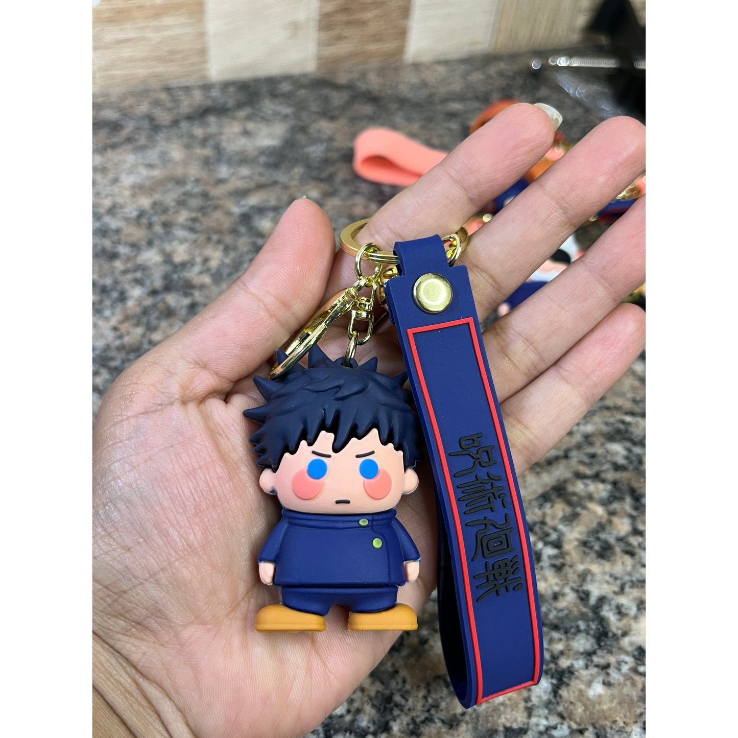 Megumi Fushiguro 3D Rubber Key chain-D1 - Jujutsu Kaisen