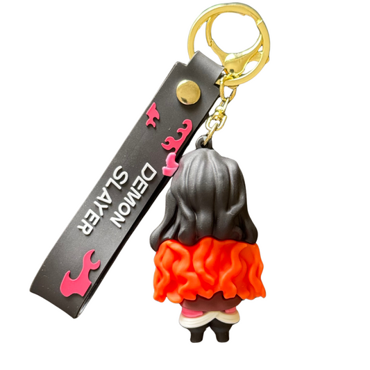 Nezuko Kamado 3D Rubber Key chain-D1 - Demon Slayer