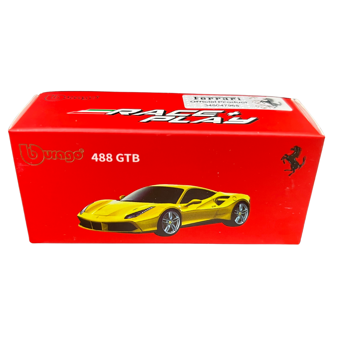 Ferrari 488 GTB – Bburago 1:64 Scale Die-Cast Model Car