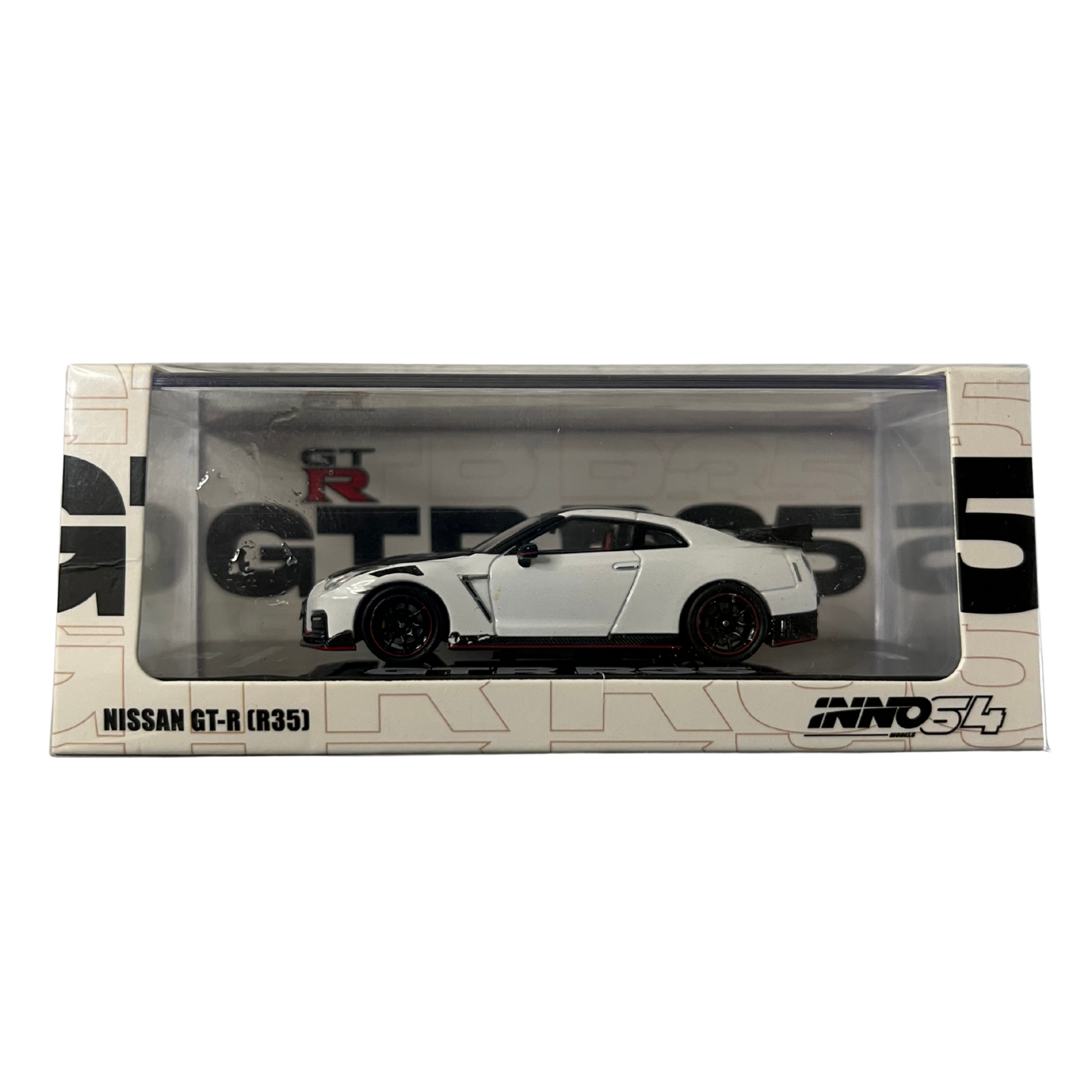 Nissan GT-R (R35) White | 1:64 Scale Die-Cast Collectible-Inno64 Imported