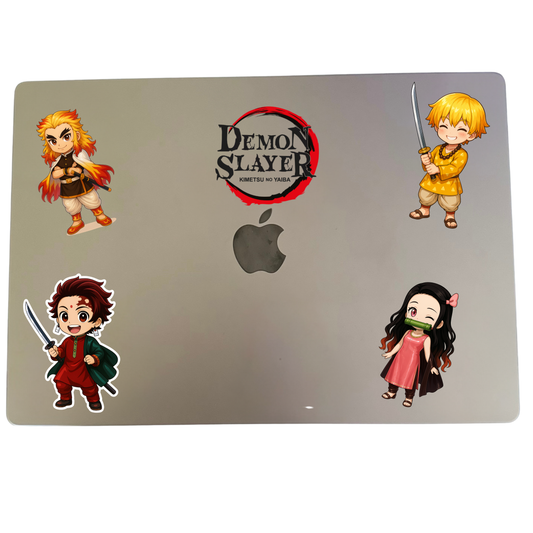 Indian Version Demon Slayer - Chibi Style 15-Die-Cut Sticker Pack