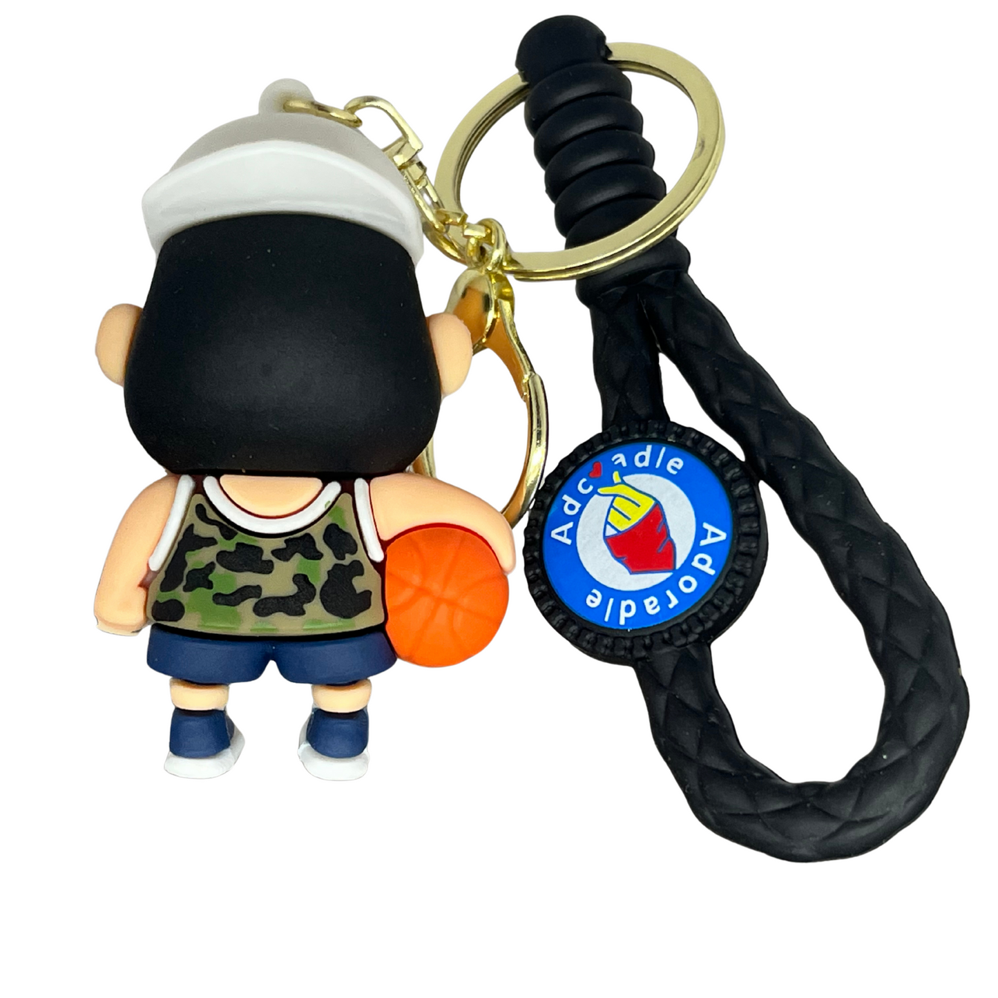 Shinchan Basketball Style 3D Rubber Keychain – Shinchan