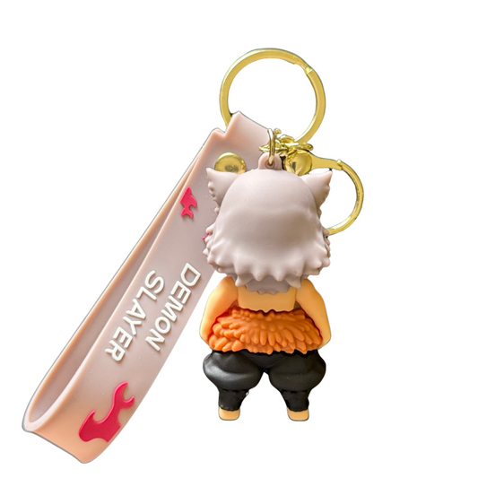 Inosuke Hashibira 3D Rubber Key chain-D1 - Demon Slayer