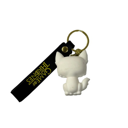 Direwolf Keychain – Stark Sigil Collectible - Game of Thrones
