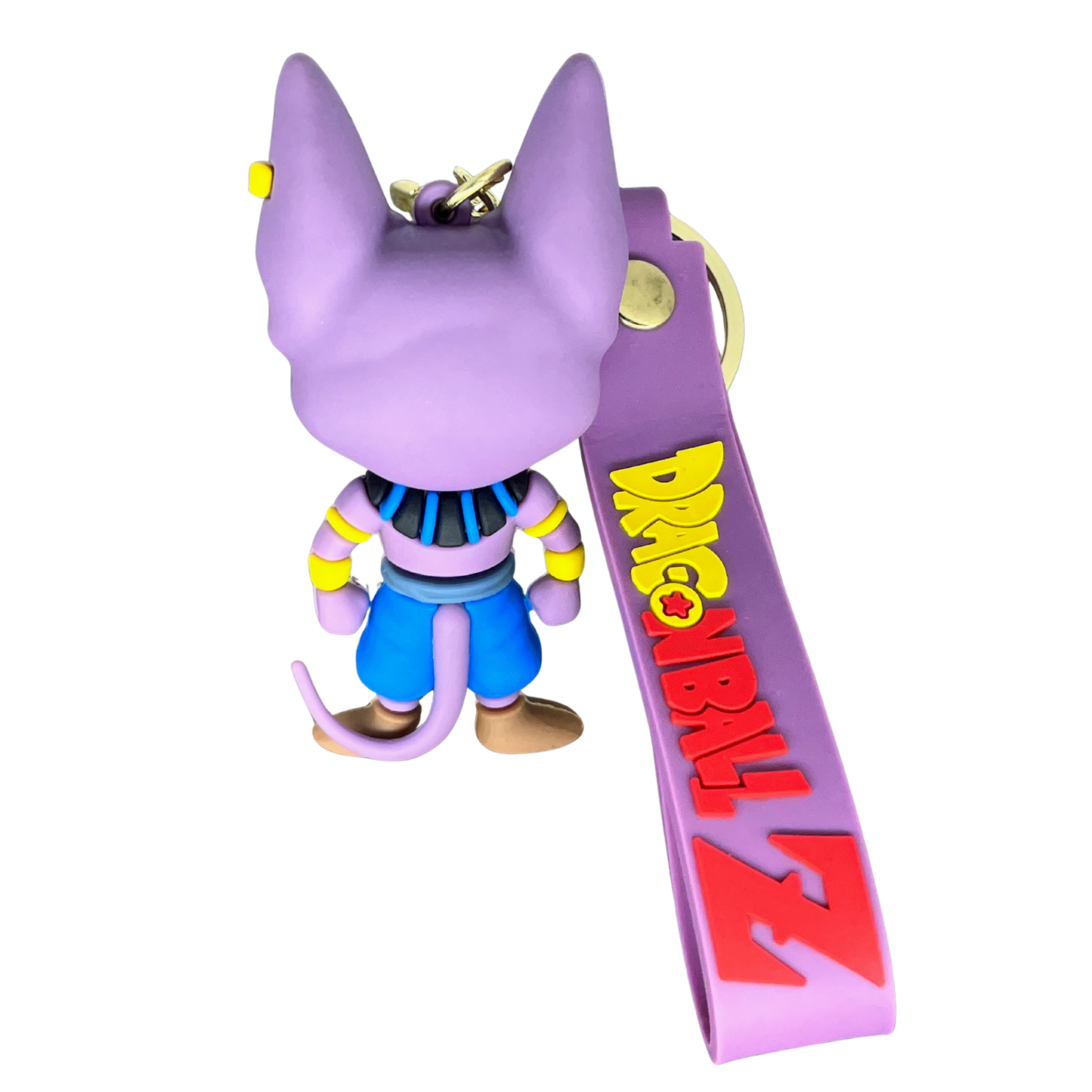 Beerus D1 3D Rubber Keychain - Dragon Ball Z – DBZ Anime Collectible