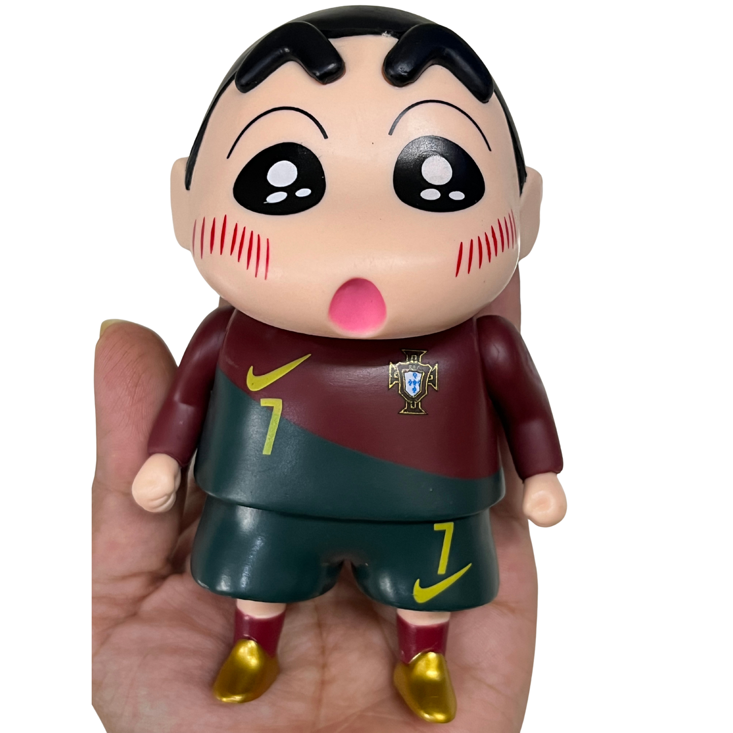 Shinchan-Ronaldo Edition Premium 15CM PVC Figure - Shinchan