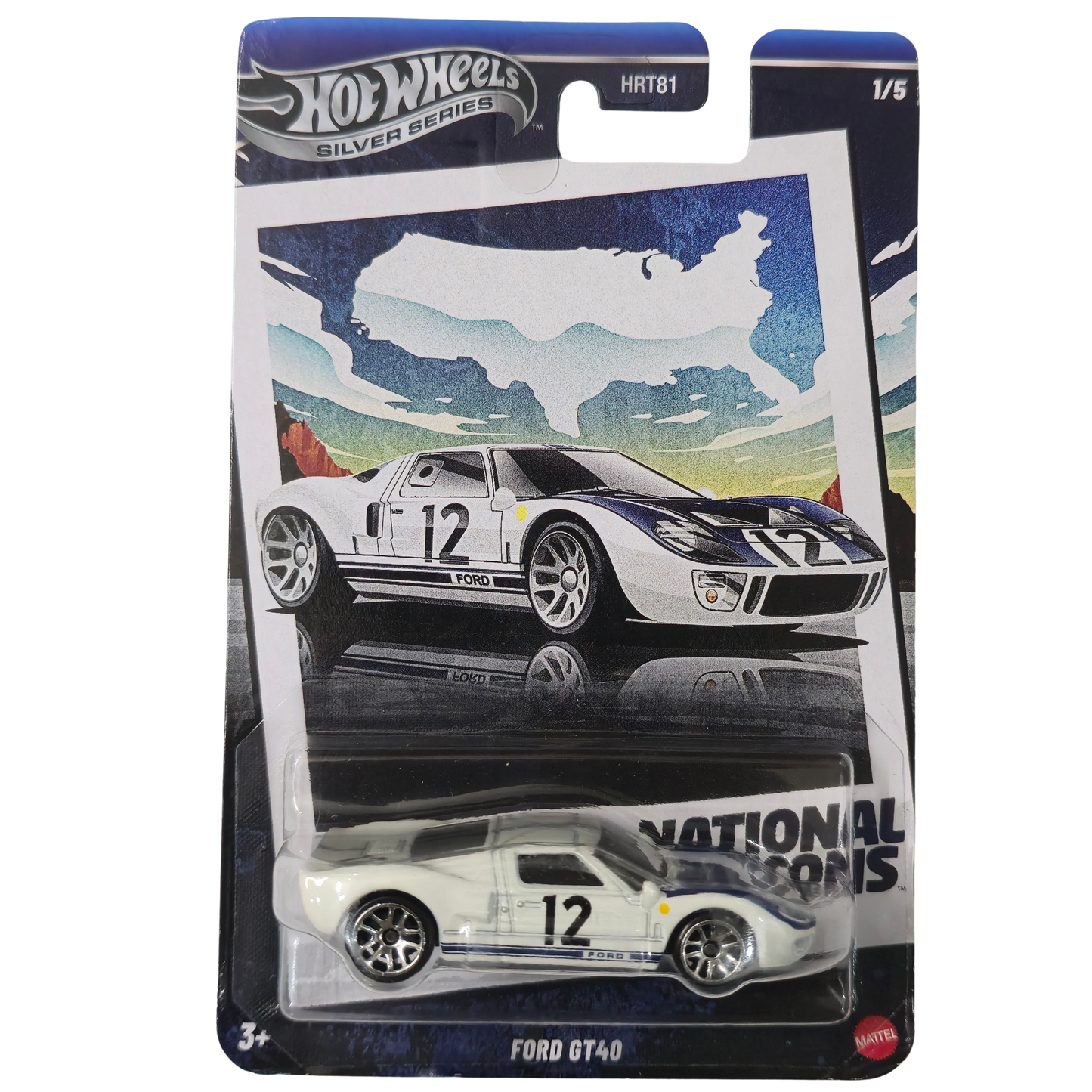 Ford GT40 (National Icons) - Hot Wheels Imported
