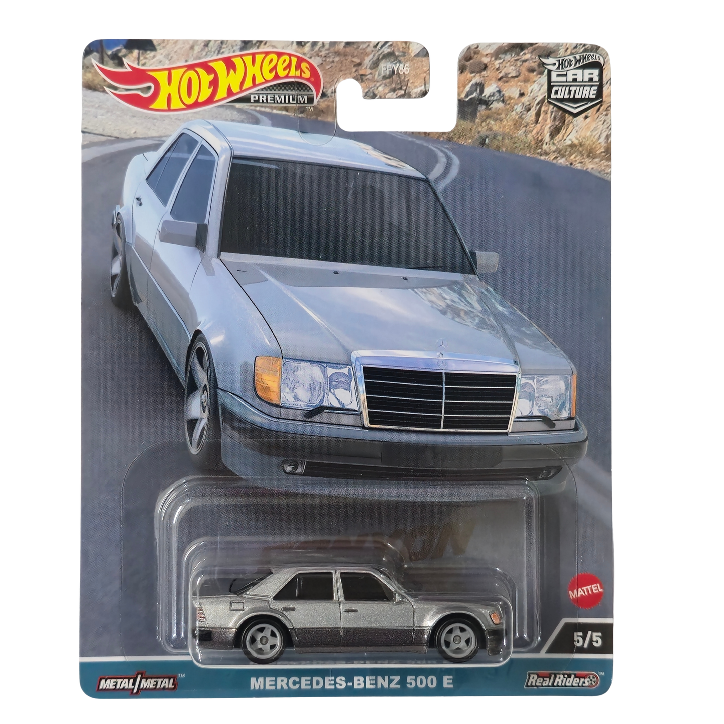 Mercedes-Benz 500 E – Car Culture: Canyon Warriors (5/5)-Hotwheels Imported (Copy)