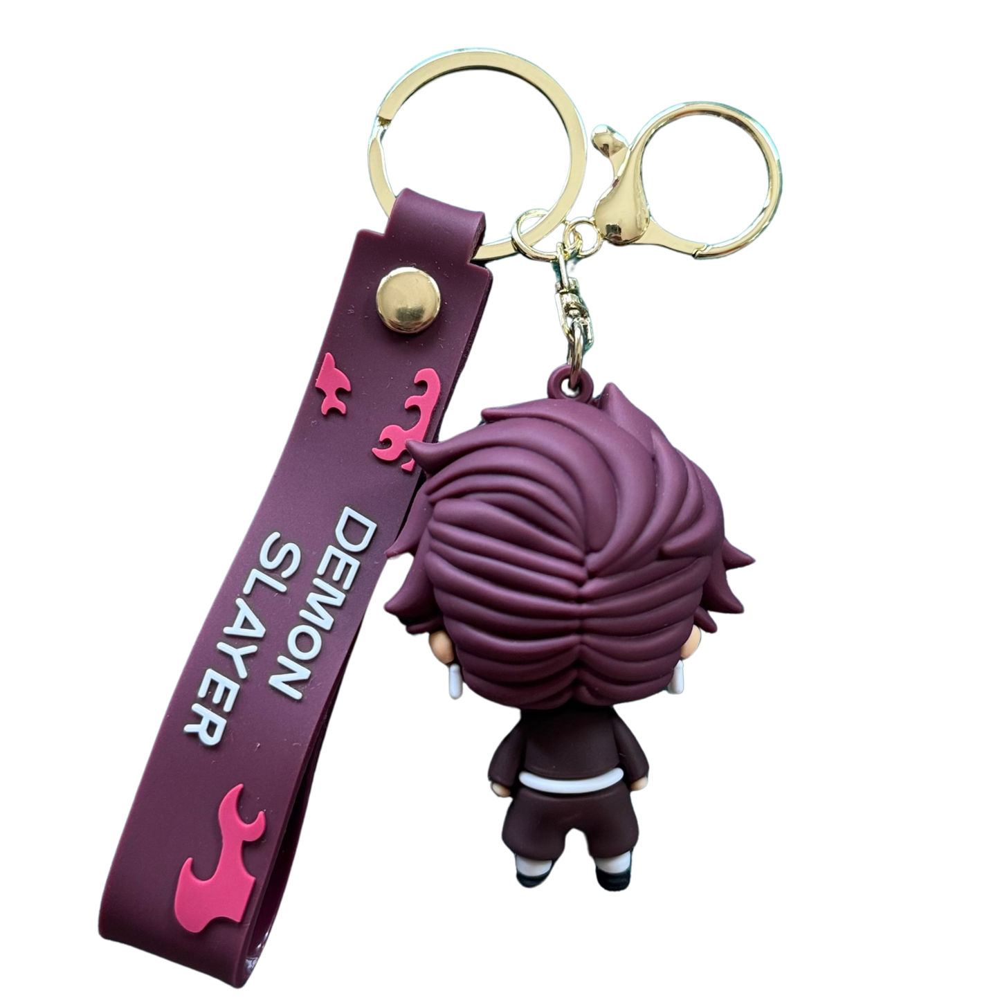 Tanjiro Kamado Chibi 3D Rubber Keychain – Demon Slayer