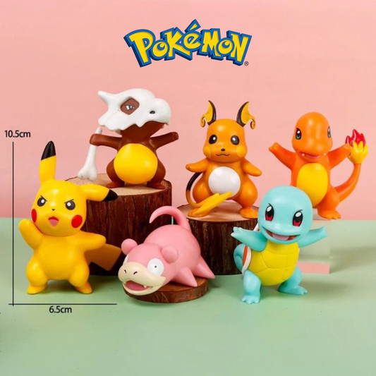 Pokemon 10.5 CM Premium Miniature PVC Figure (Set of 6) – Pokemon