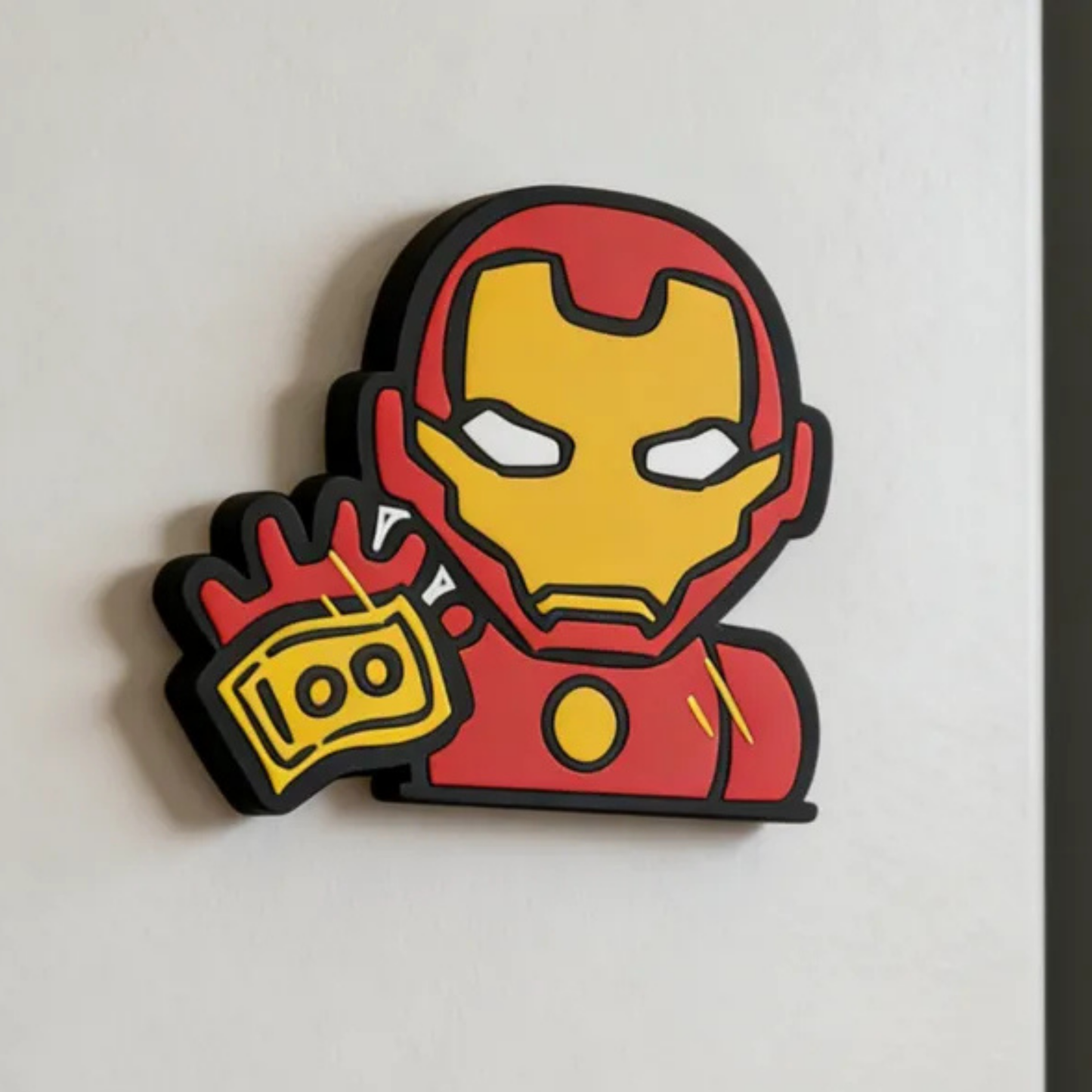 Iron Man Chibi 3D Printed PLA Fridge Magnet – Marvel Avengers