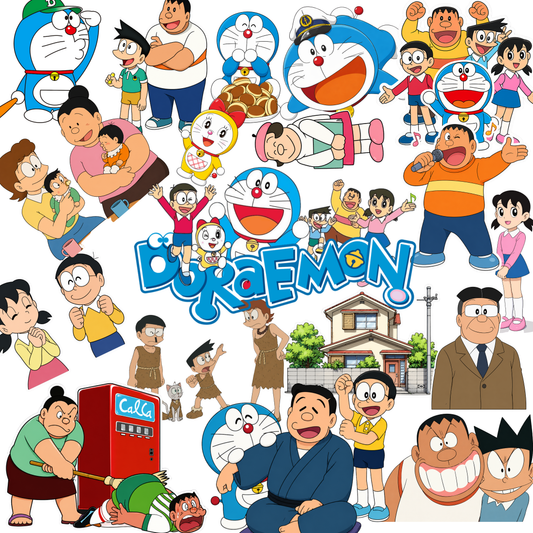 Doraemon 30-Die-Cut Sticker Pack
