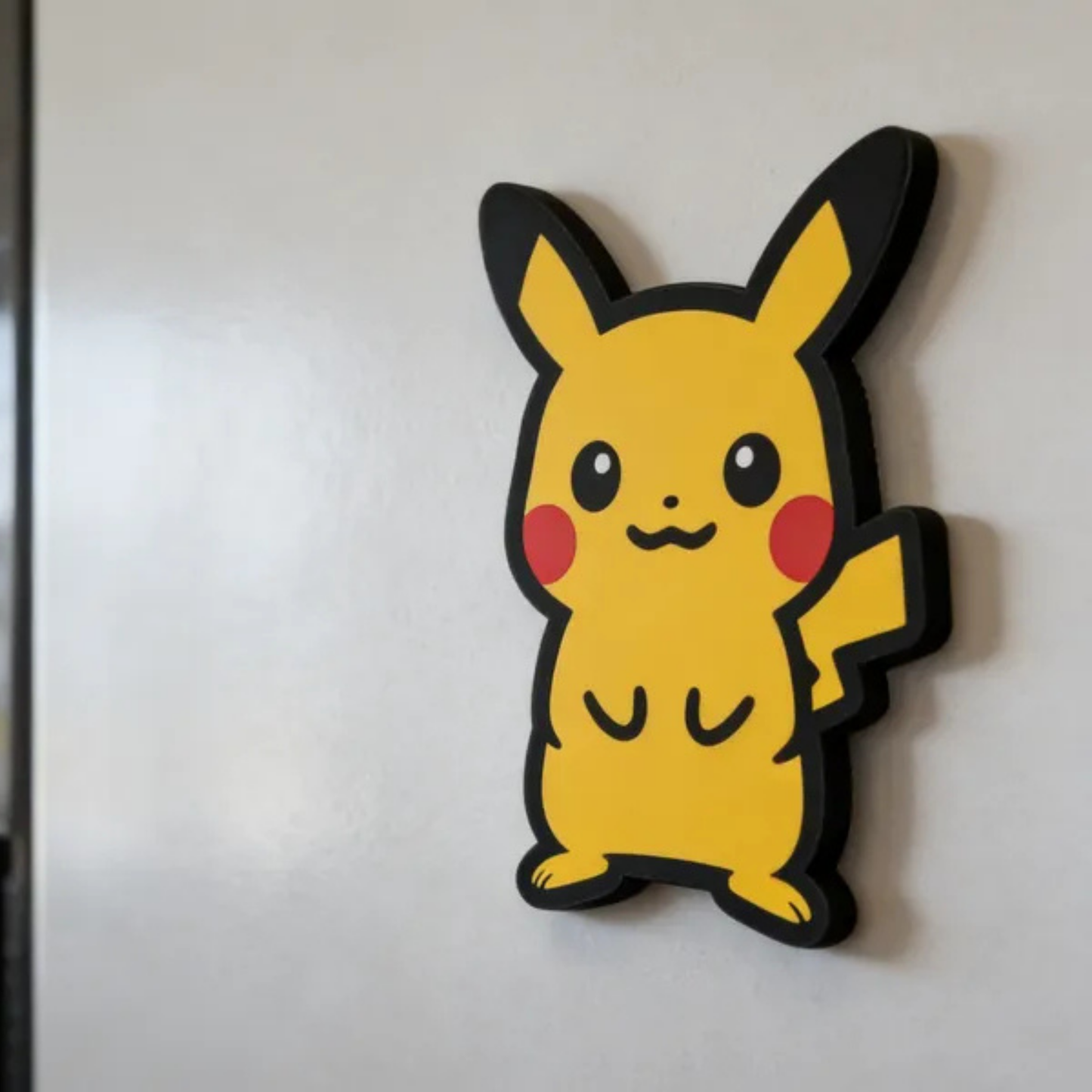 Pikachu Chibi 3D Printed PLA Fridge Magnet – Pokemon Anime