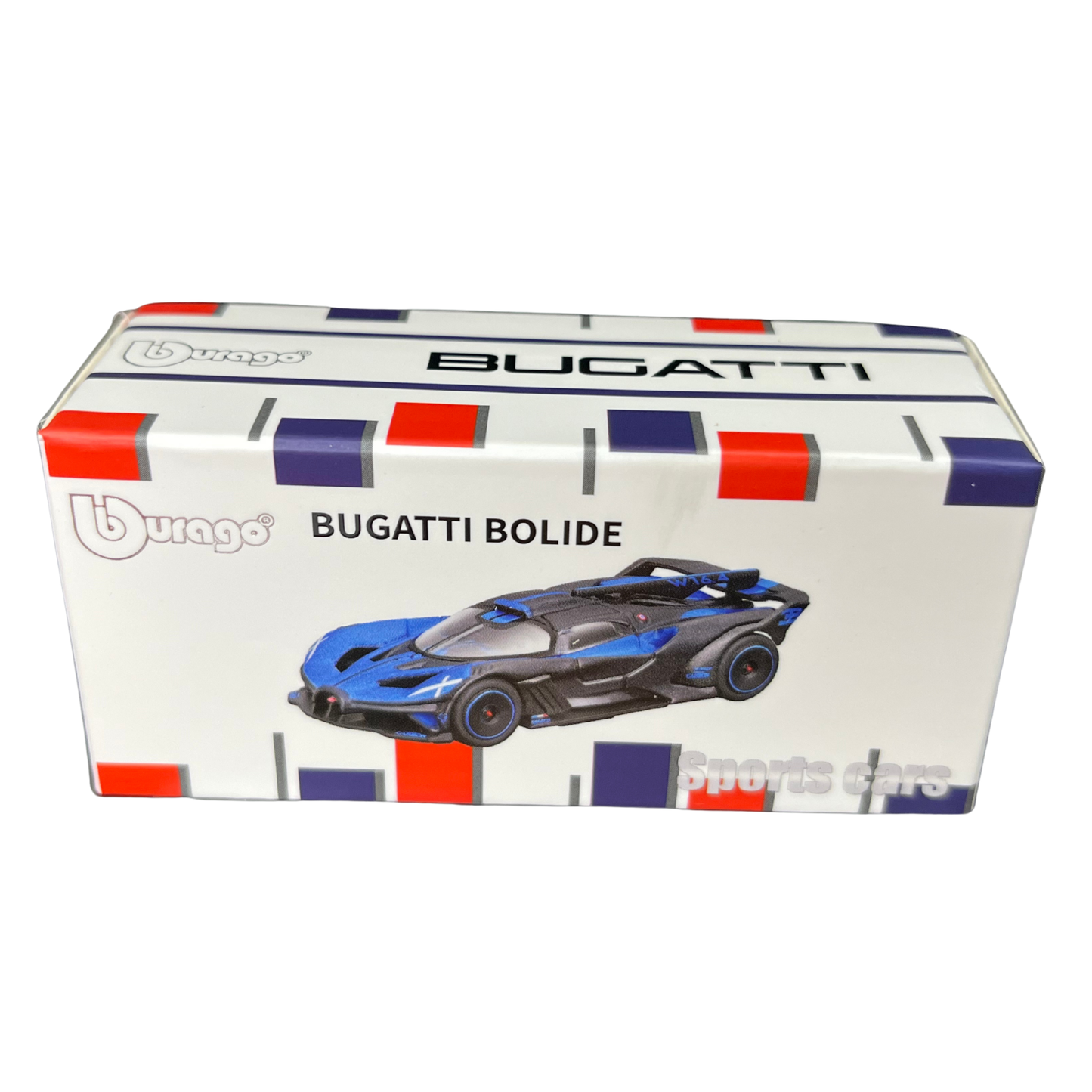 Bugatti Bolide Blue – Bburago 1:64 Scale Die-Cast Model Car