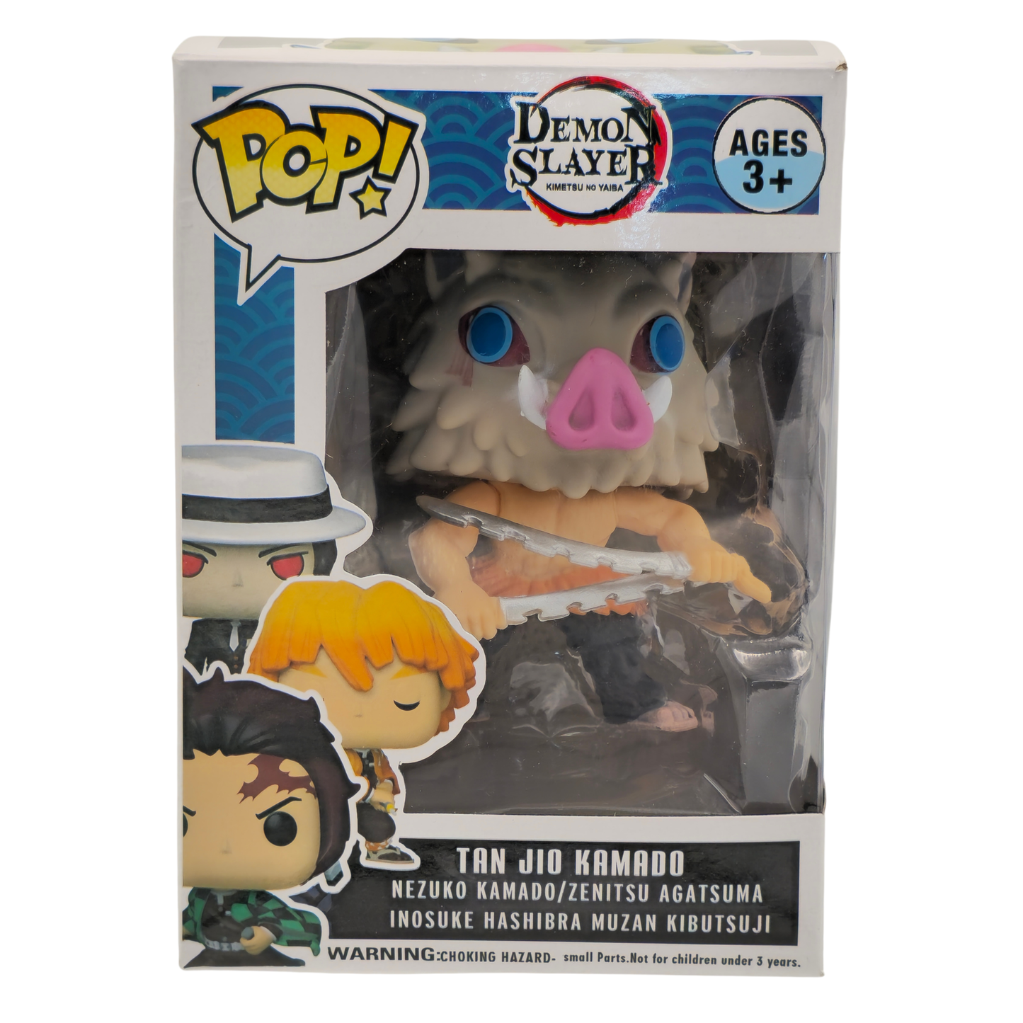 Inosuke Hashibira- 14 cm Funko Pop head inspired Figure – Demon Slayer