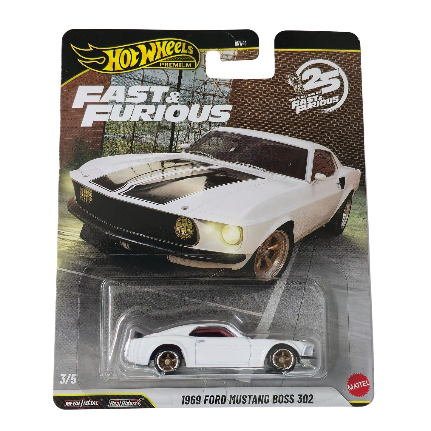 1969 Ford Mustang Boss 302 – Fast & Furious 25th Anniversary - Hotwheels Imported