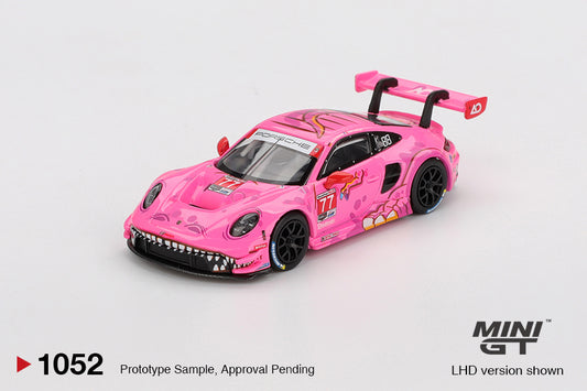 Porsche 911 GT3 R #77 AO Racing “Roxy” – Pink Livery - Mini GT