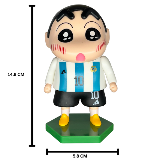 Shinchan-Messi Edition Premium 15CM PVC Figure - Shinchan