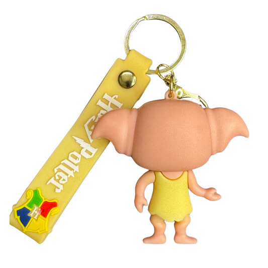 Harry Potter – Dobby 3D Rubber Keychain | Cute House-Elf Key Ring for Potterheads-D1