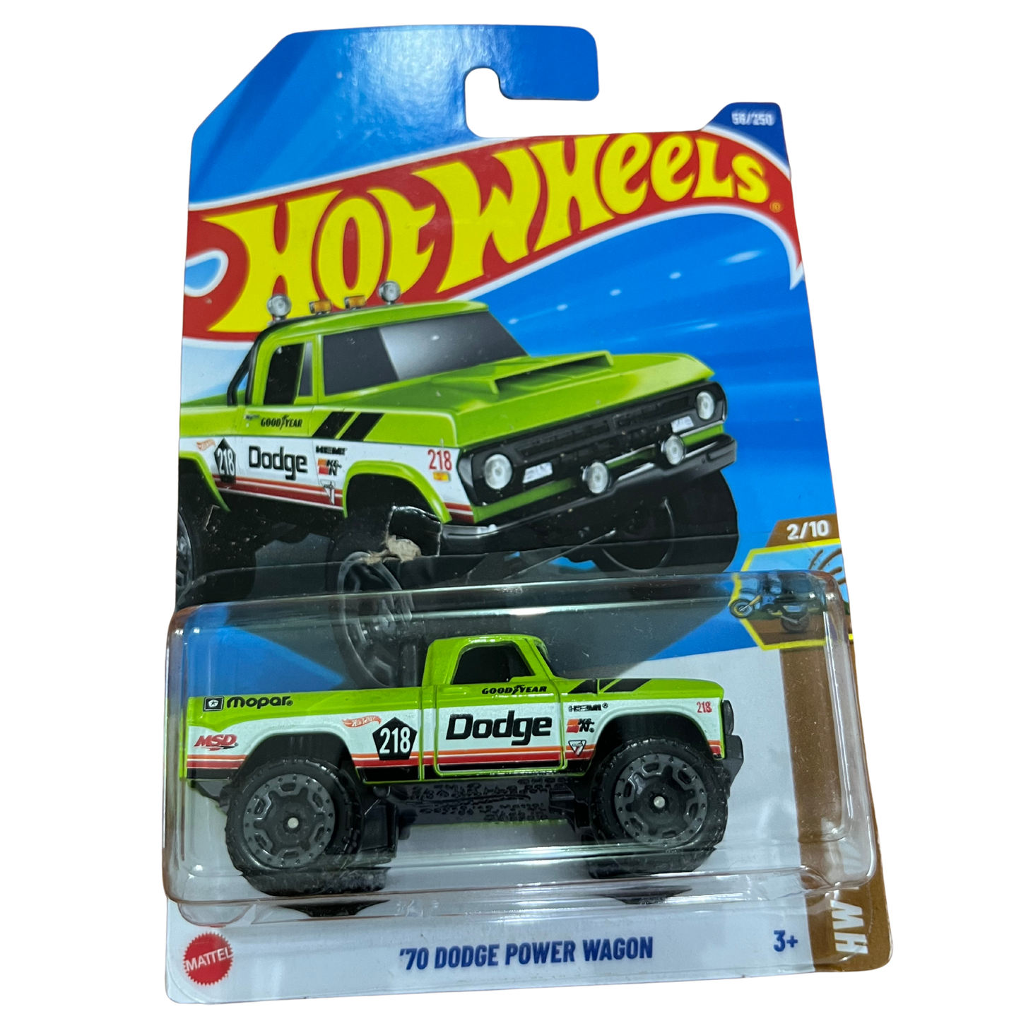 70 Dodge Power Wagon – 2025 HW Dirt Series - Hot Wheels Imported