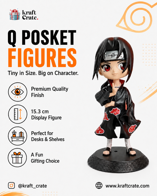 Itachi Uchiha Premium Q Posket PVC Figure – Naruto