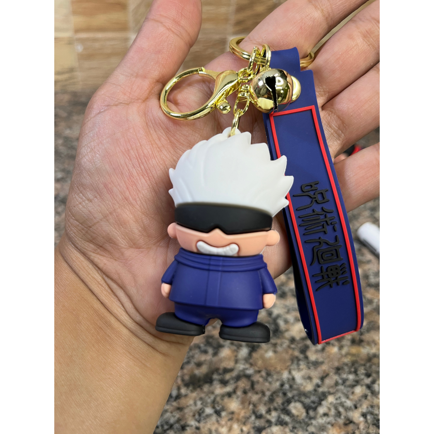 Satoru Gojo 3D Rubber Key chain-D1 - Jujutsu Kaisen