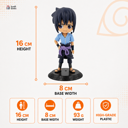 Sasuke Uchiha - Q-Posket 14cm Premium PVC Figure - Naruto