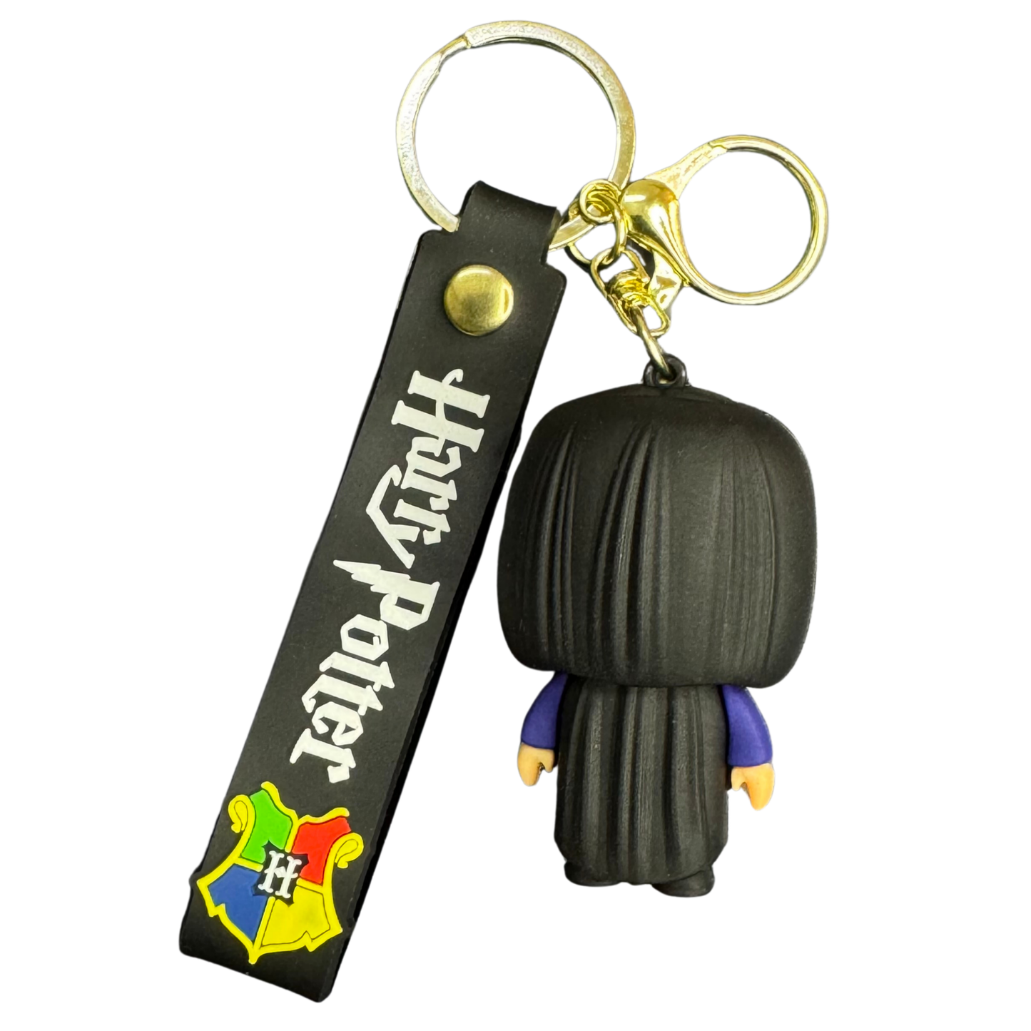 Harry Potter – Severus Snape 3D Rubber Keychain | Cute Wizard Key Ring for Potterheads