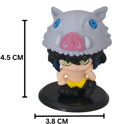 Inosuke Hashibira Premium Miniature 4.5CM PVC Figure  – Demon Slayer
