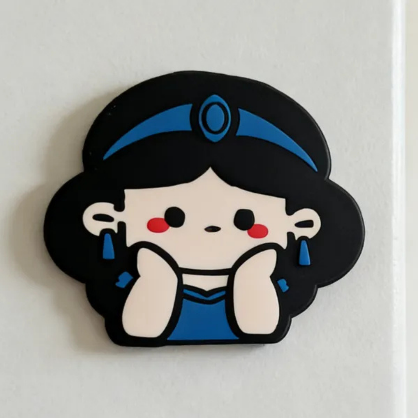 Cute Princess Chibi 3D Printed PLA Fridge Magnet | Kawaii Cartoon Girl | Home Decor
