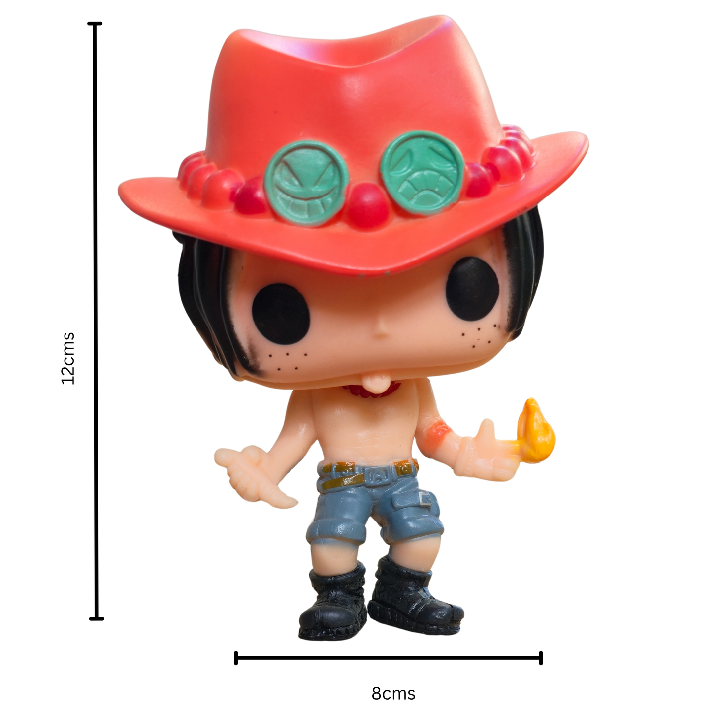 Portgas D. Ace - 13 cm Funko Pop head inspired Figure – One Piece