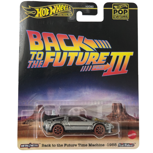 Back to the Future Part III (1985) Time Machine - Hot Wheels Premium