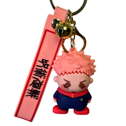 Yuji Itadori 3D Rubber Key chain-D1 - Jujutsu Kaisen