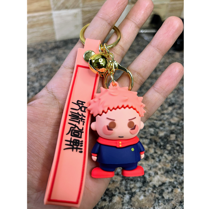 Yuji Itadori 3D Rubber Key chain-D1 - Jujutsu Kaisen
