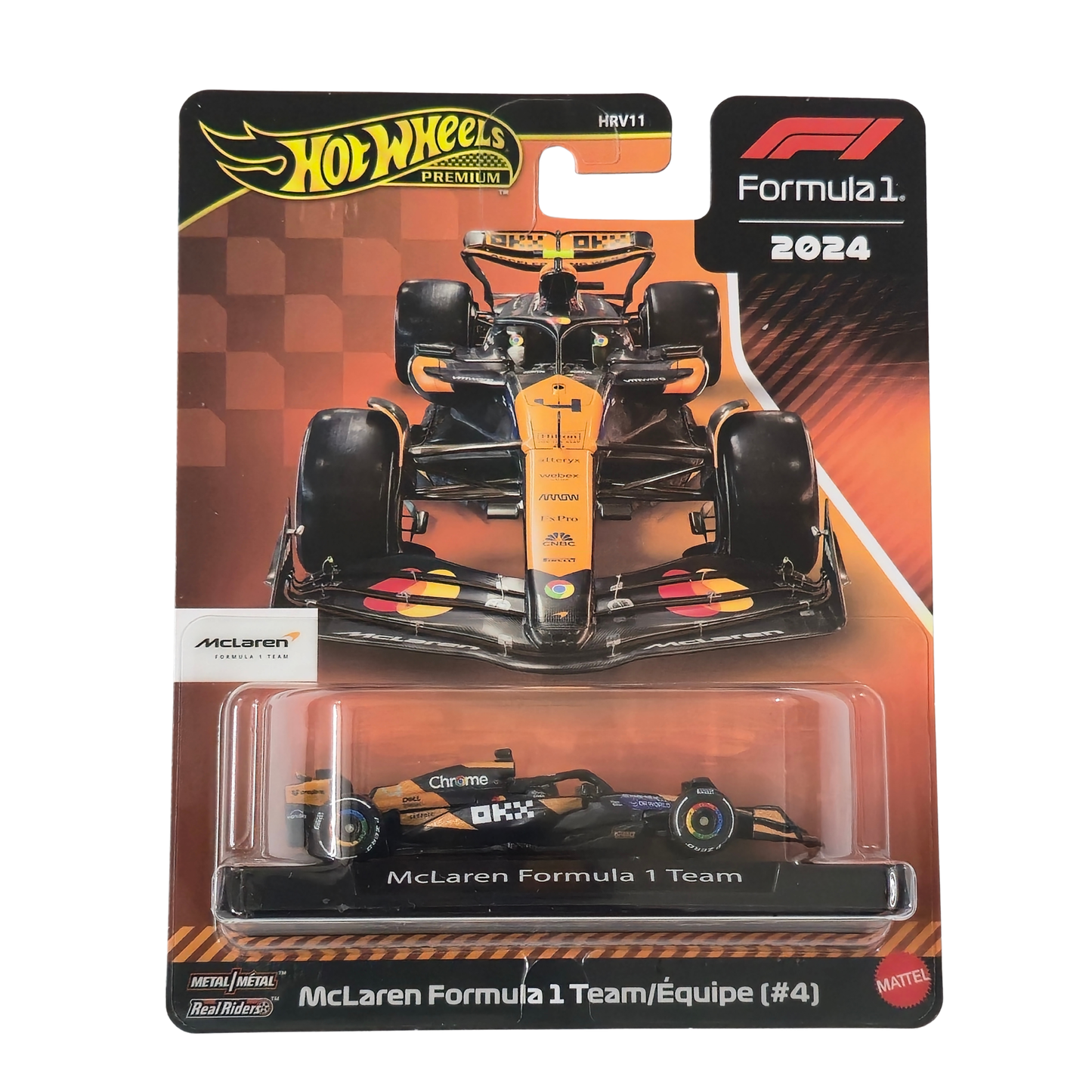 McLaren F1 Team – Lando Norris #4 - F1 Premium -Hotwheels Imported