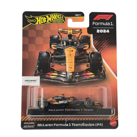 McLaren F1 Team – Lando Norris #4 - F1 Premium -Hotwheels Imported
