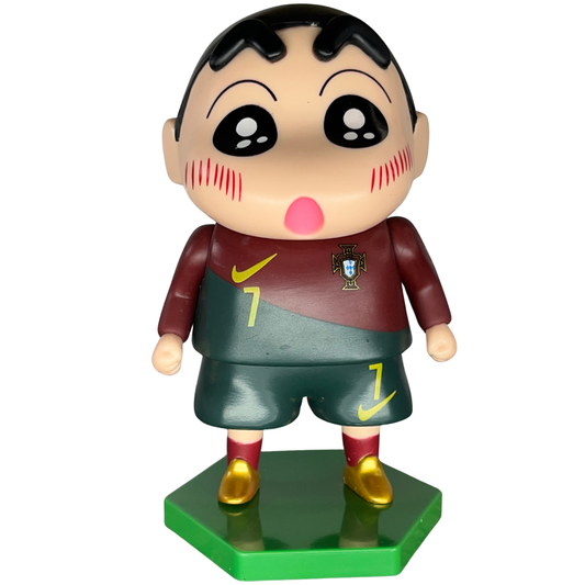 Shinchan-Ronaldo Edition Premium 15CM PVC Figure - Shinchan