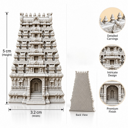 3D Gopuram Fridge Magnet – Devotional return gift