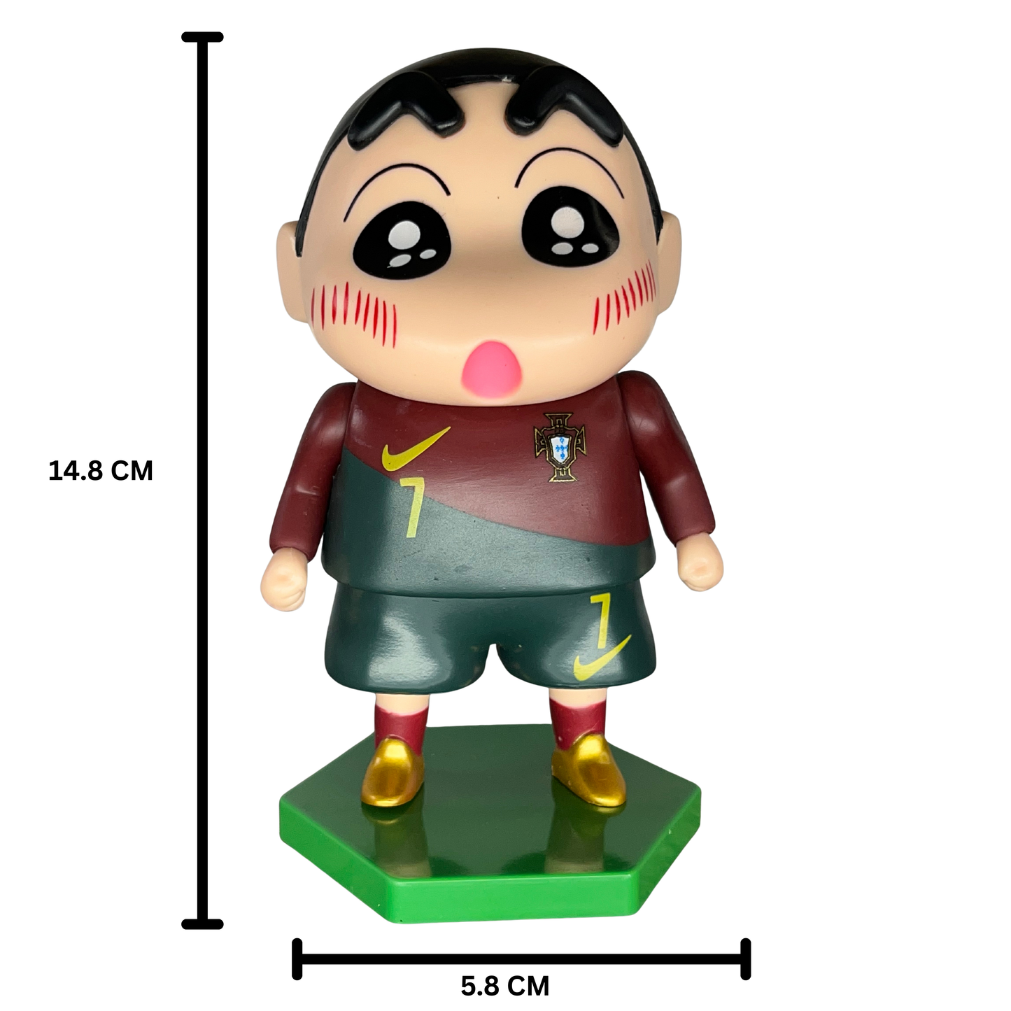 Shinchan-Ronaldo Edition Premium 15CM PVC Figure - Shinchan