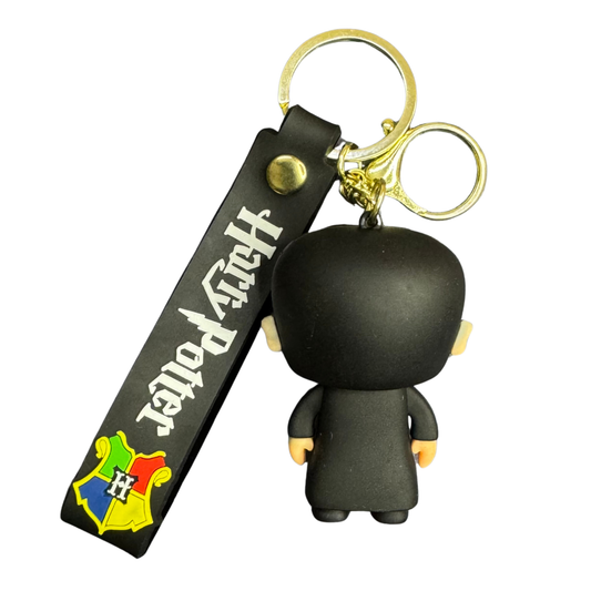 Harry Potter 3D Rubber Keychain | Classic Wizard Outfit Key Ring for Potterheads-D2