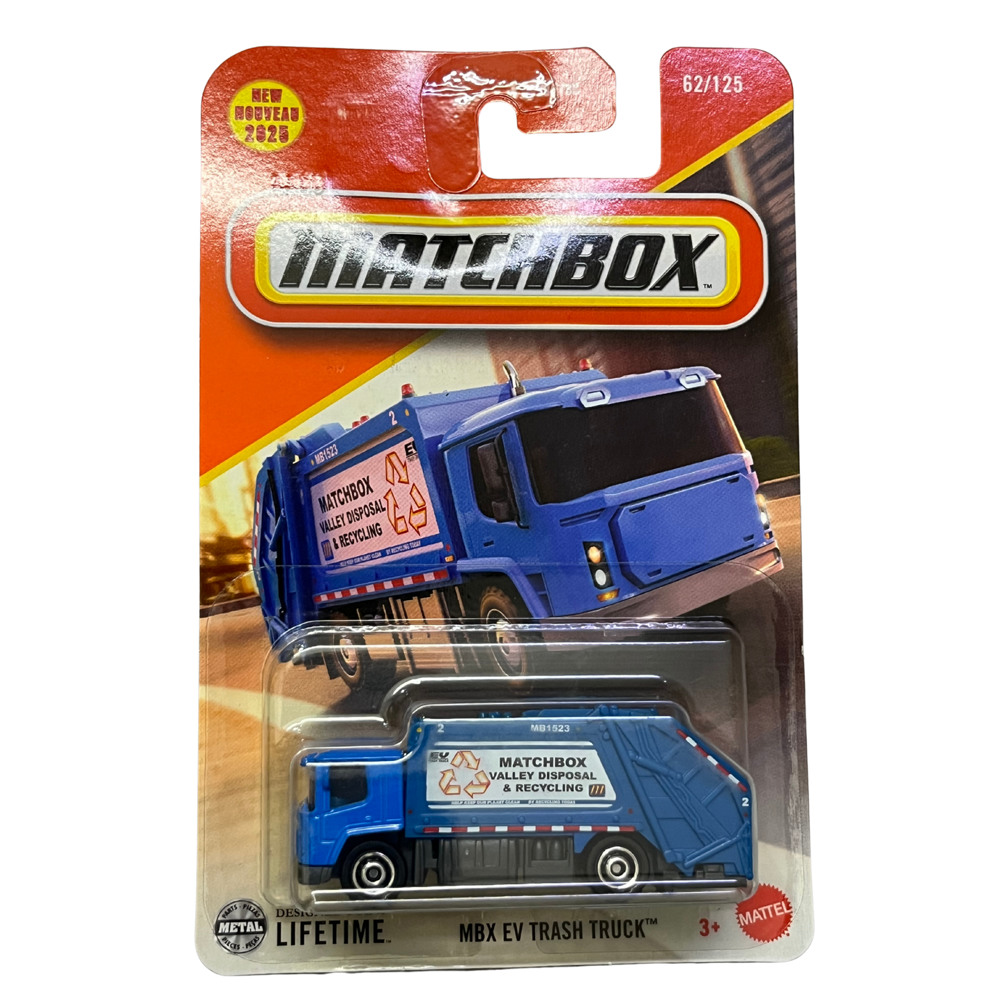 MBX EV Trash Truck - Matchbox Imported