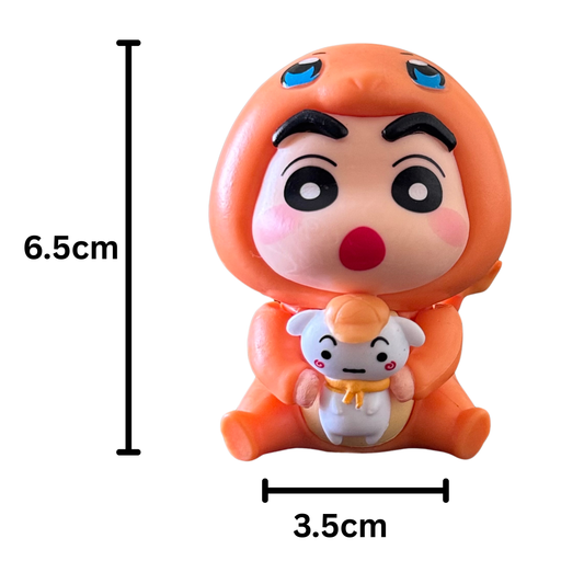 Shinchan as Charmander Cosplay Premium Miniature 6.5CM PVC Figure