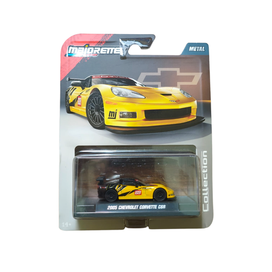 2005 Chevrolet Corvette C6R – Racing Legends Collection (Yellow) - Majorette Premium