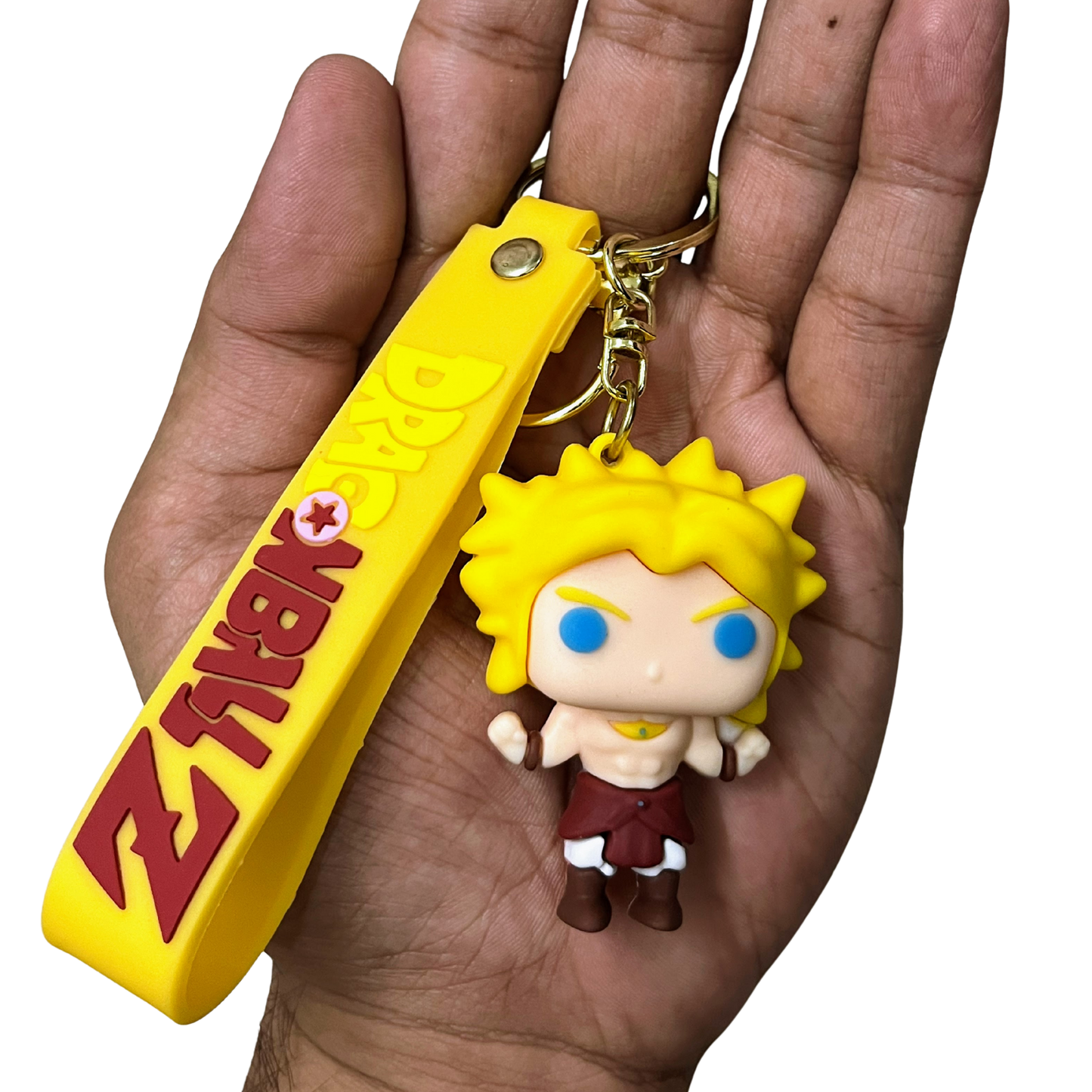 Broly D1 3D Rubber Keychain - Dragon Ball Z –  DBZ Anime Collectible